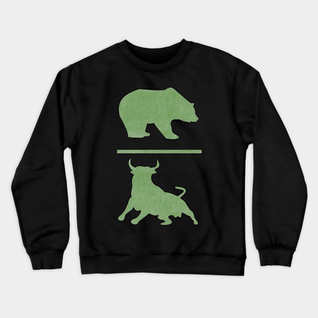 Bear Bull Crewneck Sweatshirt by DiscoverNow